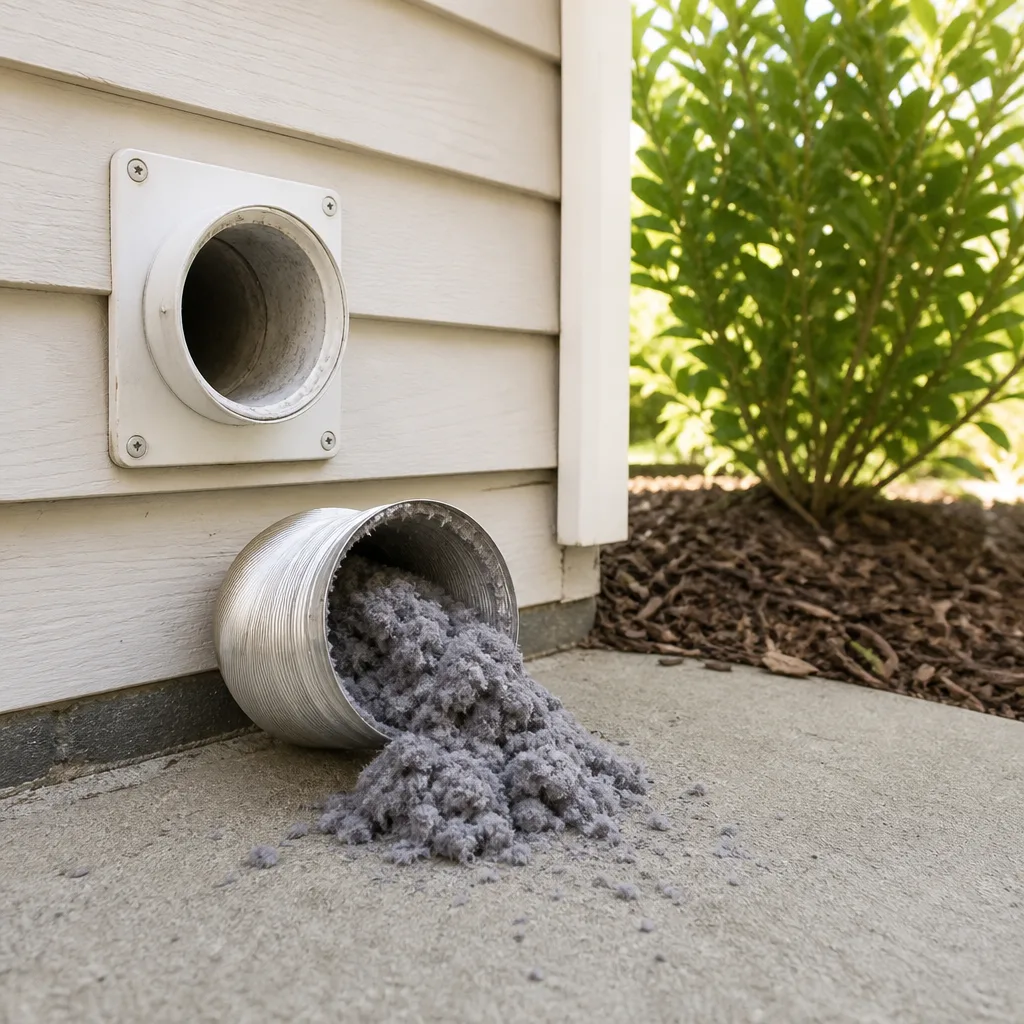 Dryer vent cleaning
