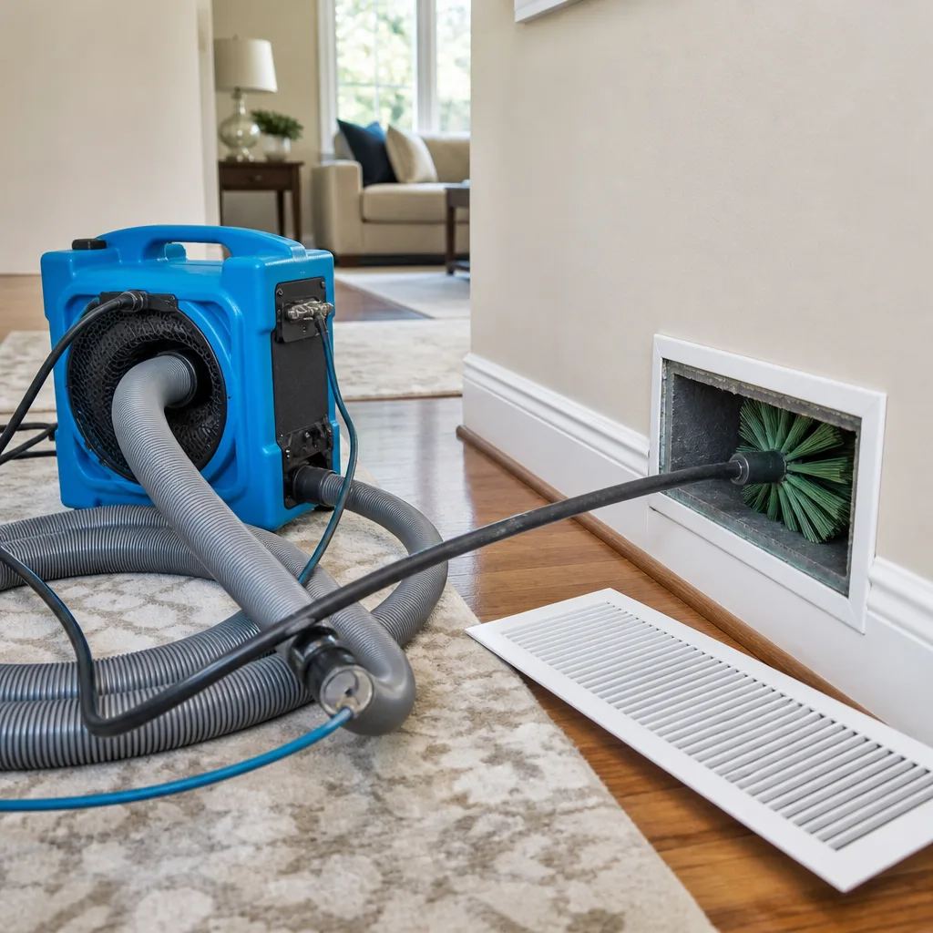 Whole-home duct cleaning